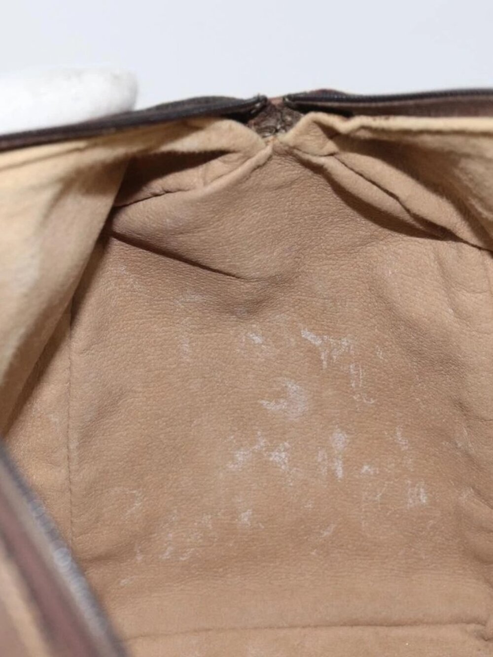 GUCCI GG Supreme Web Sherry Line Bag PVC Beige Gold - Picture 11 of 16